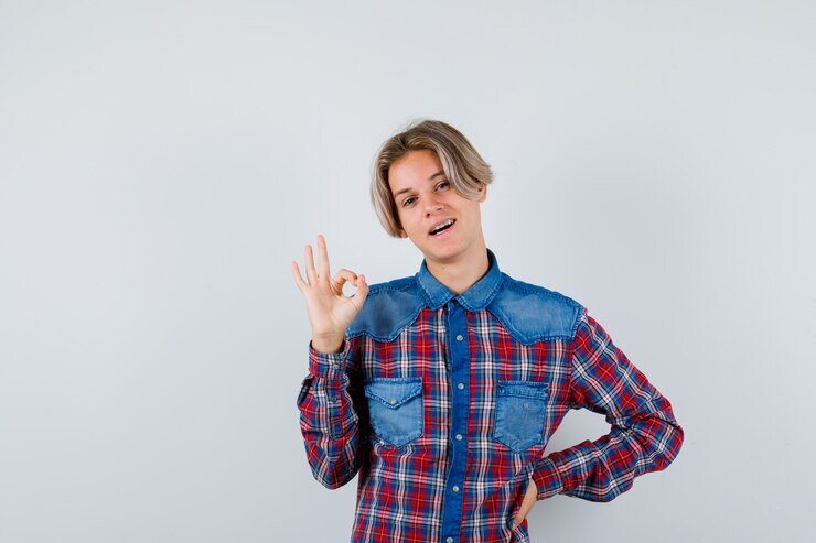 источник фото: https://ru.freepik.com/free-photo/teen-boy-showing-ok-sign-in-checkered-shirt-and-looking-joyful-front-view_17411547.htm#fromView=search&page=1&position=3&uuid=fab60ae9-4f09-48e6-815c-dfe393030fa6