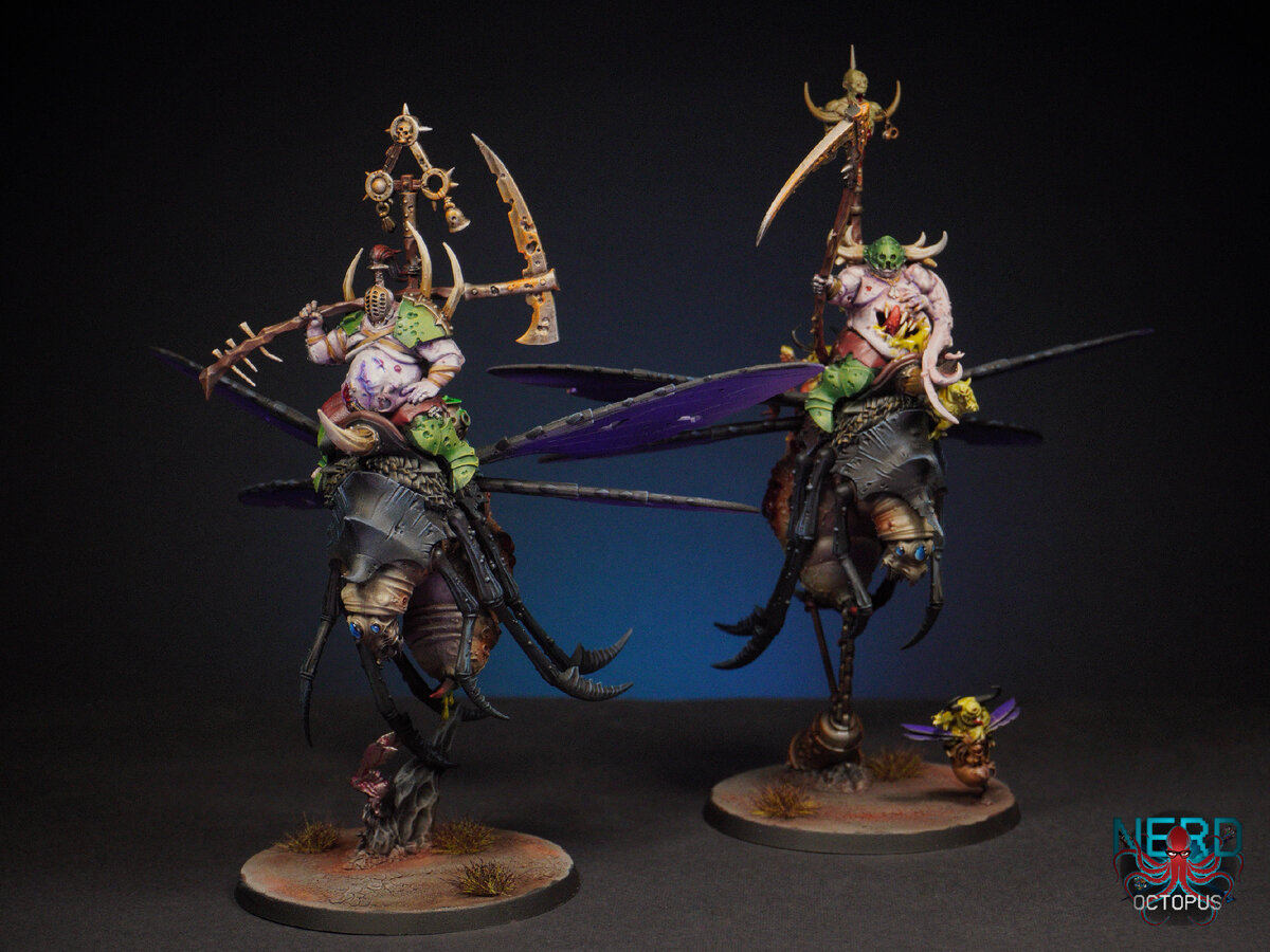 Pusgoyle Blightlords верхом на мерзких мухах