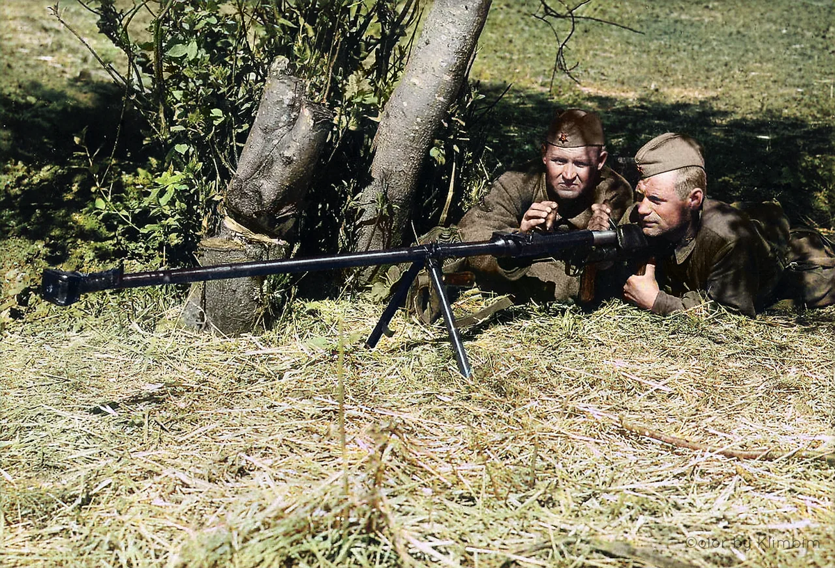 Расчет противотанкового ружья