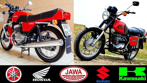 10 Японских Конкурентов  Jawa 350 и Иж Планета 5 !