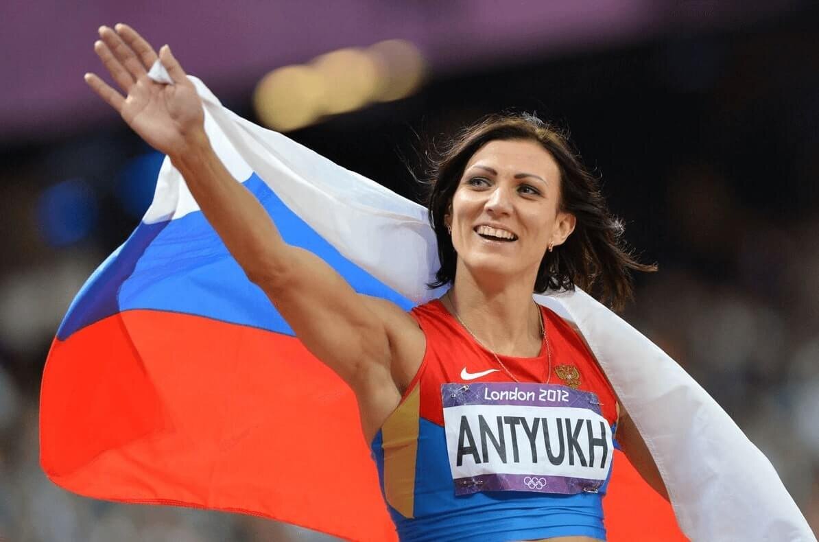 Наталья Антюх – четырехкратная чемпионка мира и пятикратная чемпионка Европы. Ссылка на ресурс с фото: https://sport-results.ru/luchshie-sportsmeny-legkoj-atletiki/

