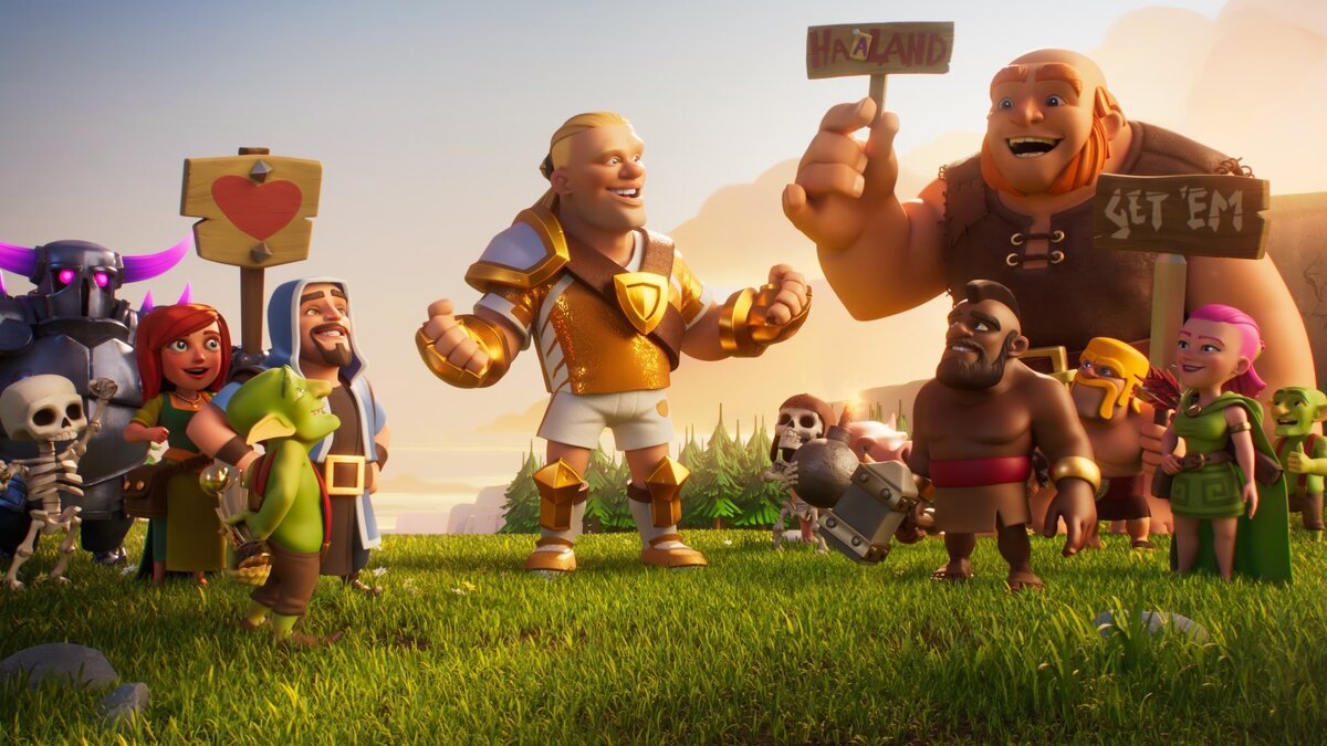 Холанд стал первым живым персонажем игры «Clash of Clans» | Sports.ru | Дзен