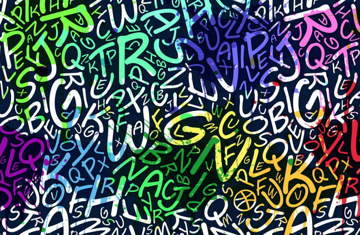 Найдите мяч среди множества букв