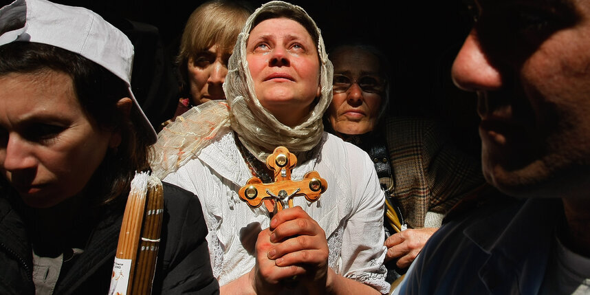    Телевизионную трансляцию из Храма Воскресения Христова в Иерусалиме проведут три федеральных телеканала.