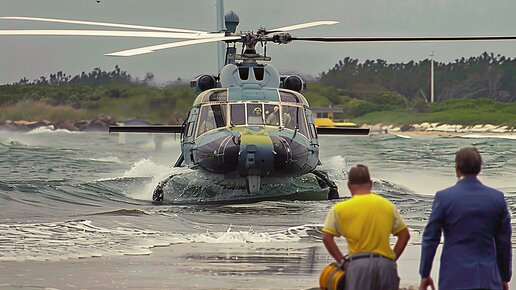 Как Вертолет Приземлился На Воду, Чтобы Произвести Впечатление На Принцессу?!