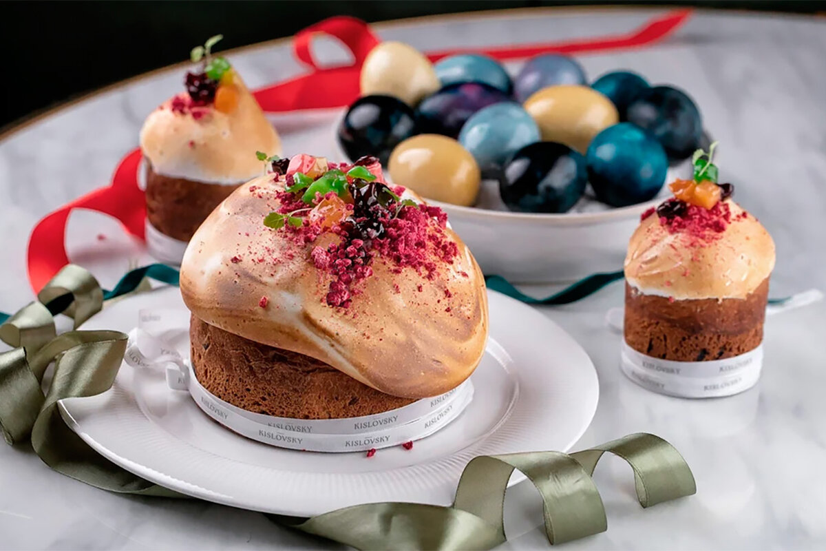 Пресс-служба📷Кулич «Кисловский», больше похожий на десерт высокой кухни