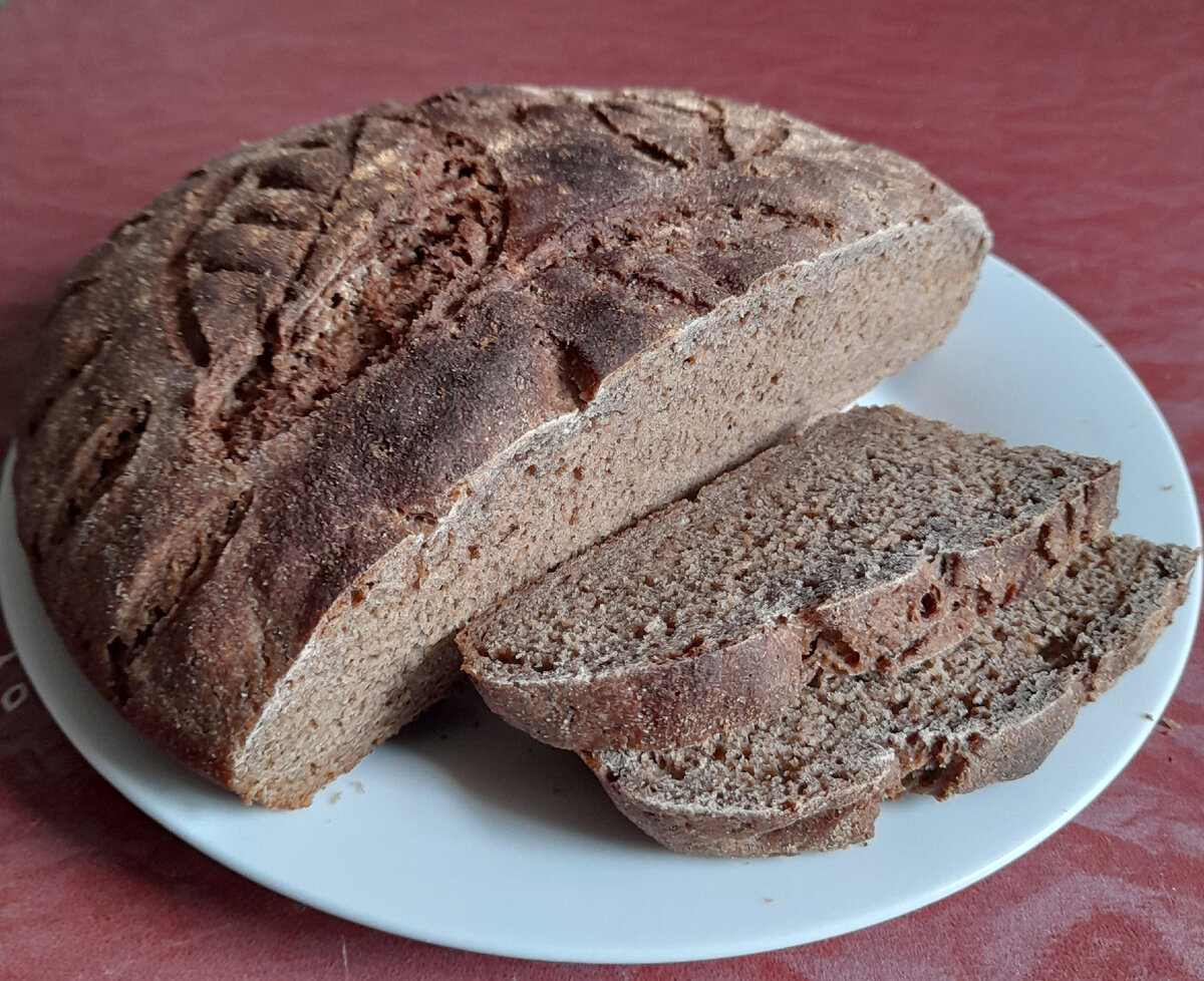 Ржаной хлеб на закваске с солодом