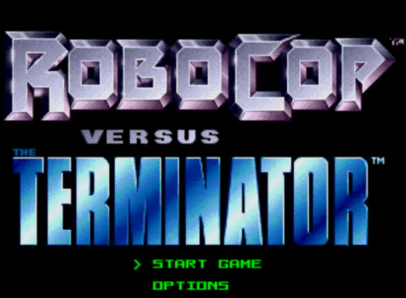 Картинка со звуками ED-209 и пулемёта на титульном экране на месте!