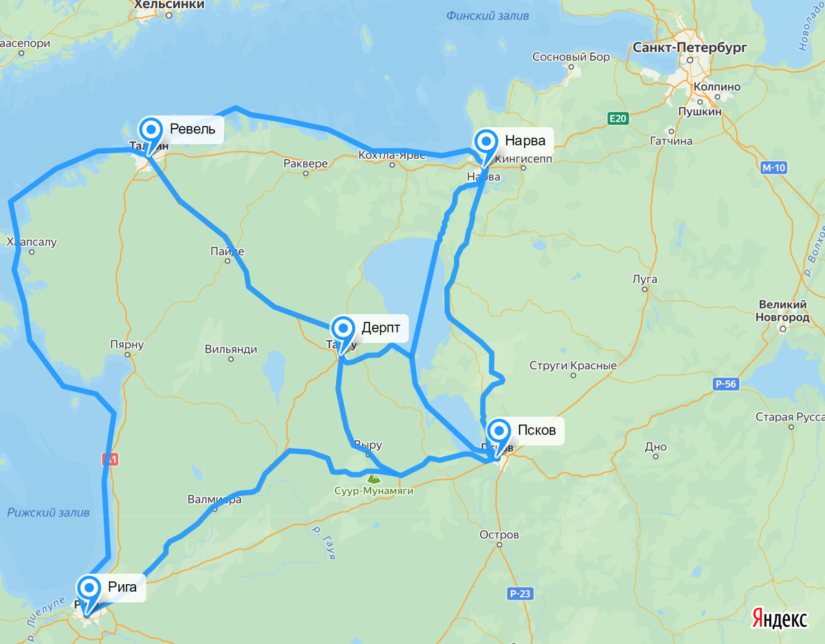 Маршруты Псковско - Ганзейской торговли.