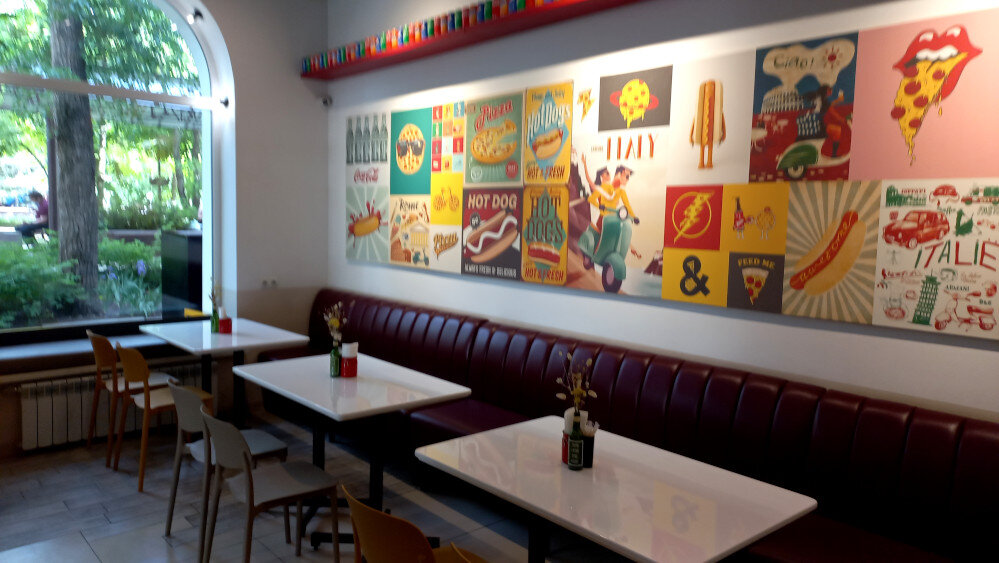 Rave Bistro на бульваре Пушкина в Донецке Интерьер