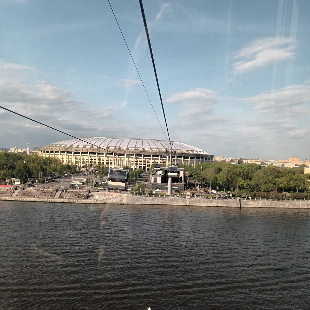 Капсула для полета в будущее. Московская канатная дорога, Лужники и Воробьевы  горы | Татьяна Захаркина | Дзен