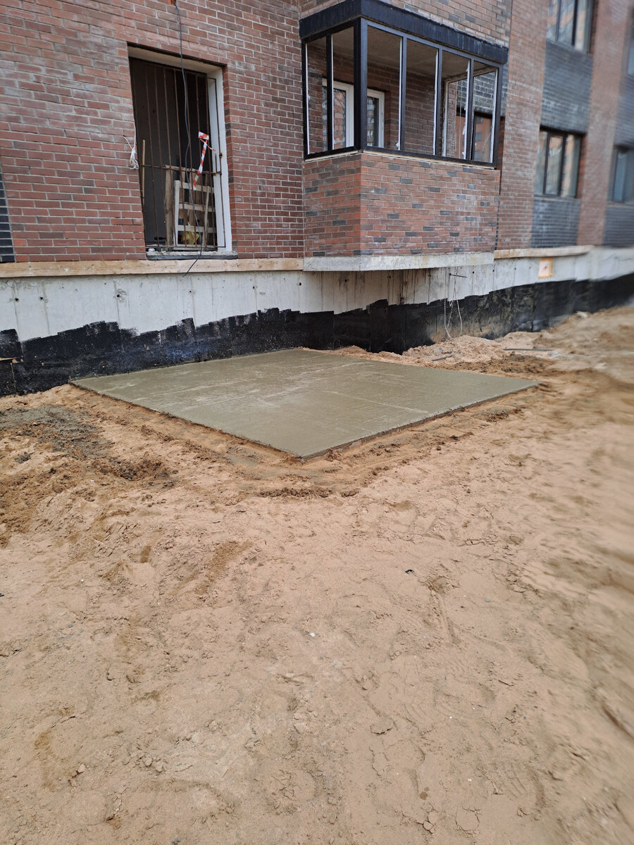 Подготовка под плиту 