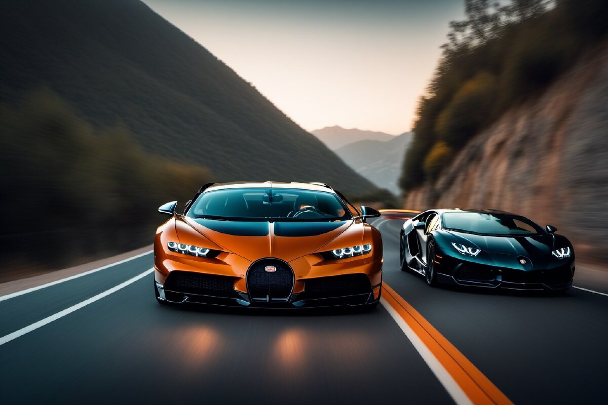 Bugatti Chiron vs Lamborghini Aventador | Drive in Style: Легковые  автомобили премиум-класса | Дзен