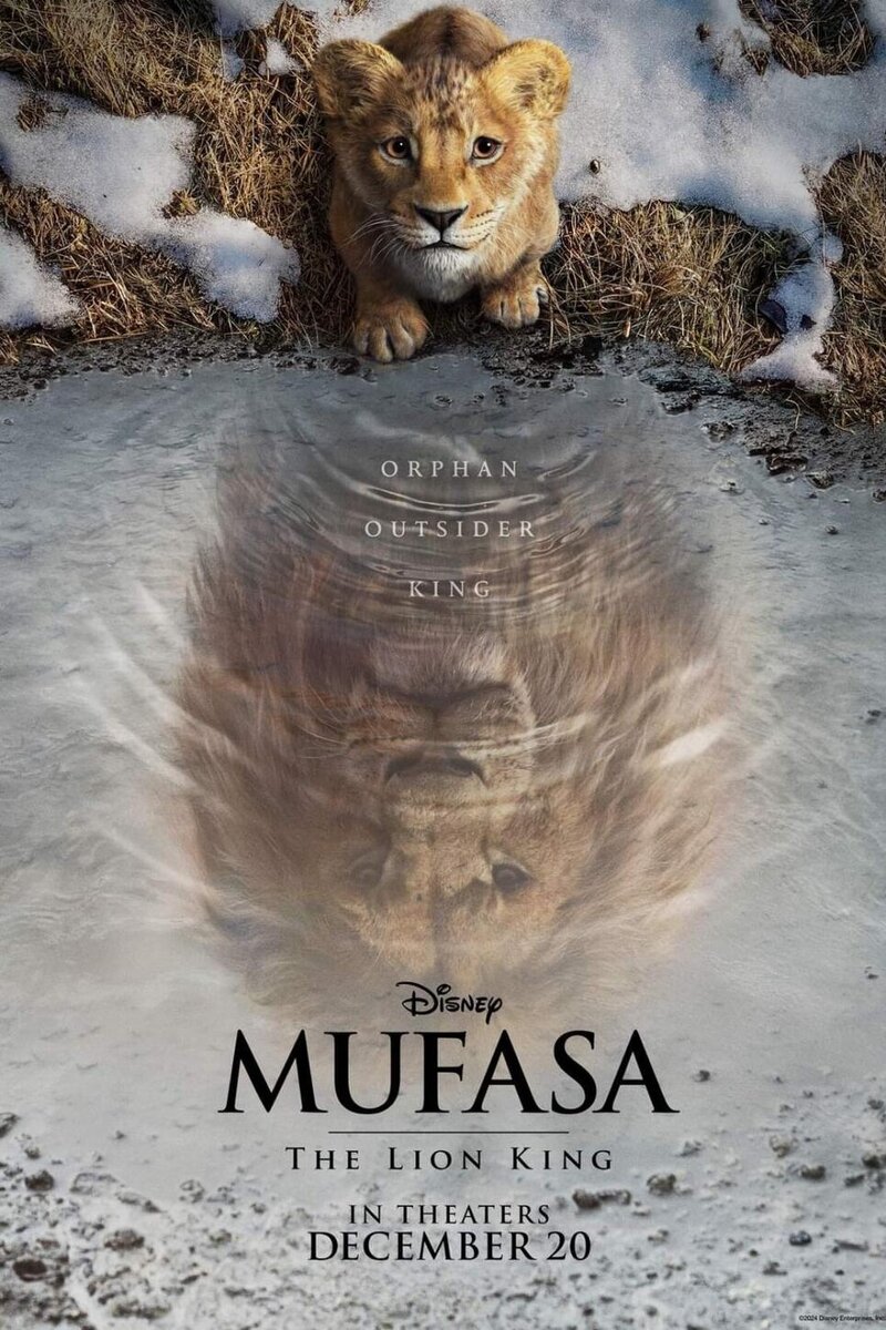    «Муфаса: Король Лев», 2024 постер фильма