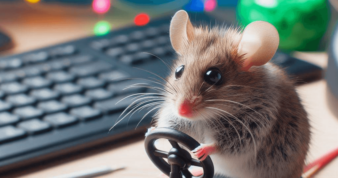    В ходе эксперимента мышь должна правильно вращать колесо за вознаграждение