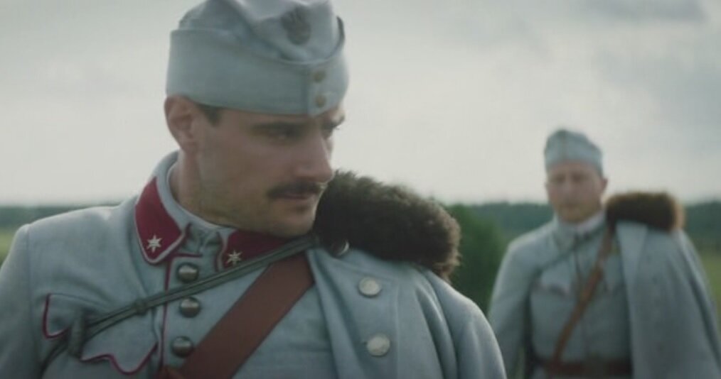 Киношные польские уланы перед атакой. Кадр из фильма