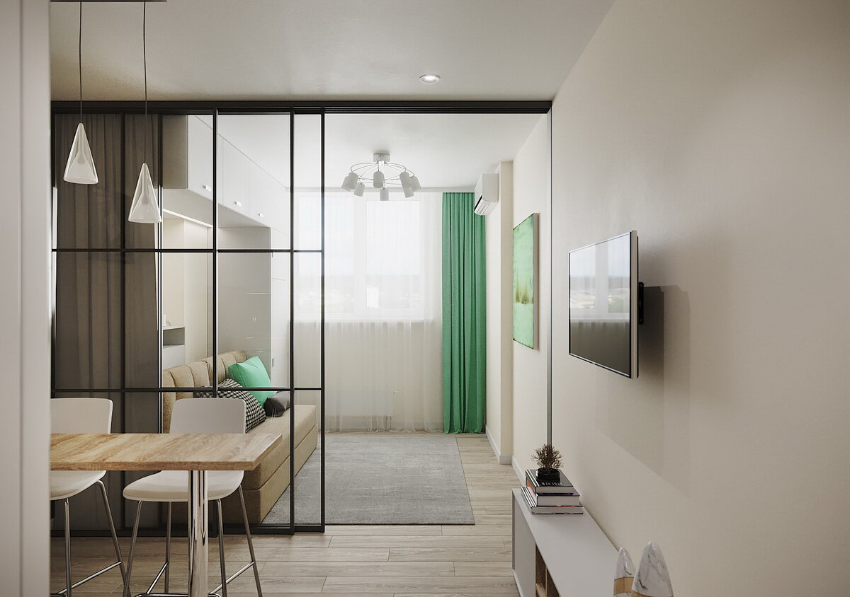 гостиная в студии