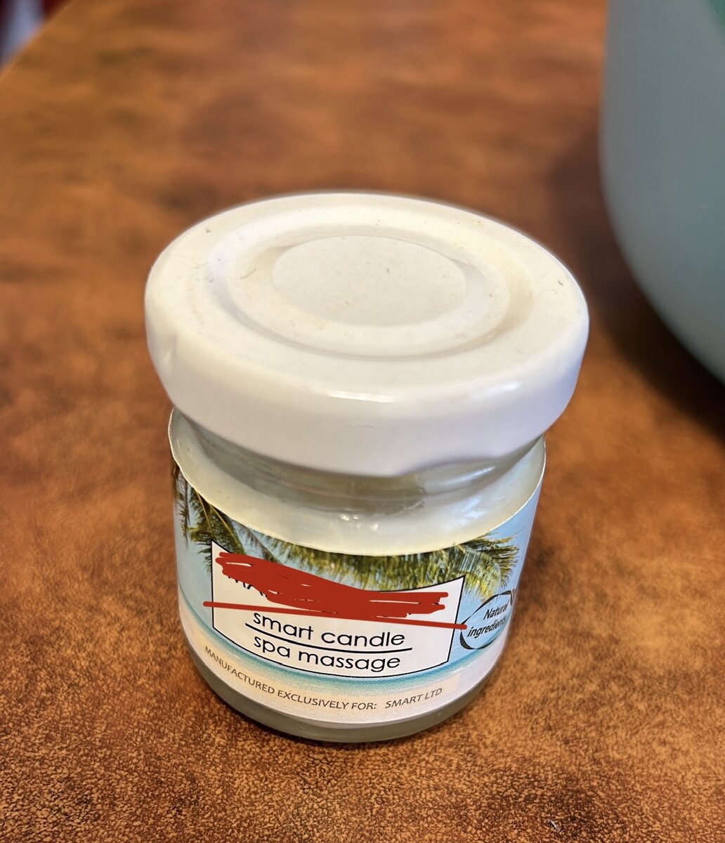 Массажная свеча купленная на озоне