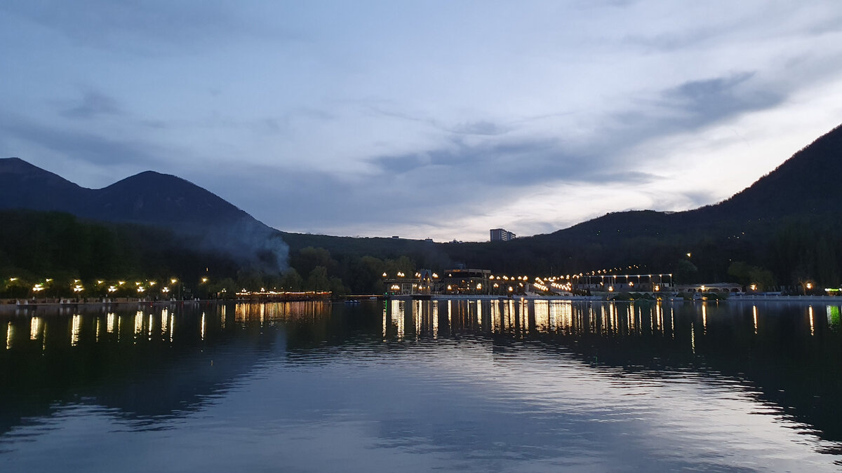 Курортное озеро в Железноводске