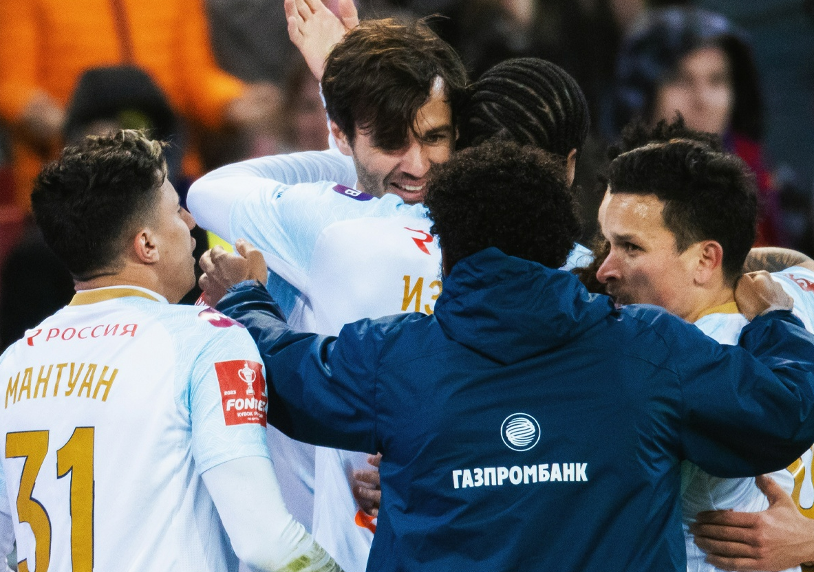 Александр Ерохин спас "Зениту" ничью в Москве с ЦСКА. Фото: ФК "Зенит"