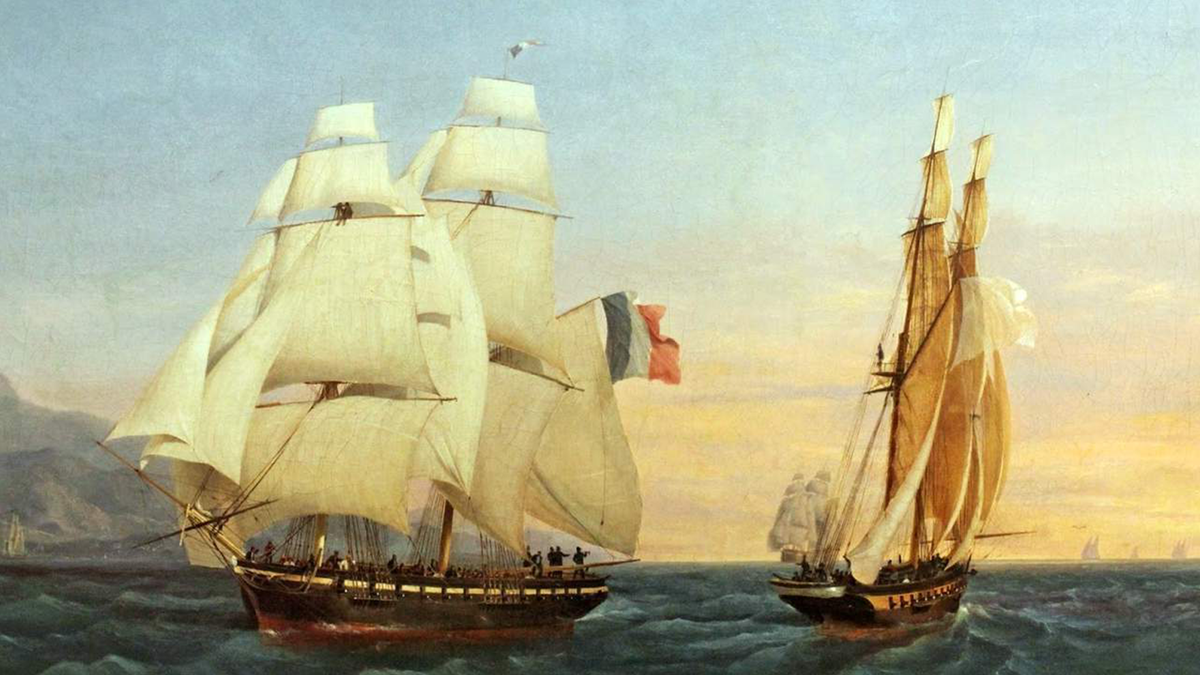 Доставка Наполеона на остров Святой Елены