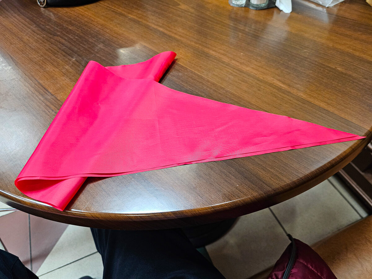 Два пионерских галстука нам выдали на ФЗС "Трасса"