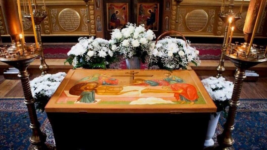    Святая Плащаница в московском единоверческом храме Святителя Николы в Студенцах. Фото: центрвик.рф