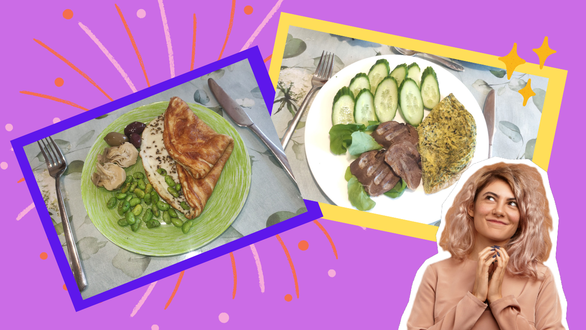 Фото рецептов завтраков из полезных продуктов (Та же девушка с ресурса freepik.com)