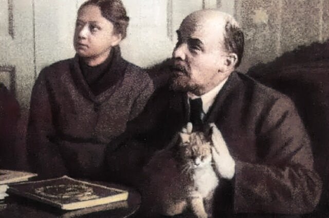 В.И. Ленин и Крупская Н.К.