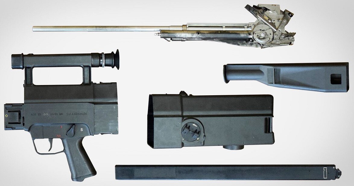 Неполная разборка винтовки G11.