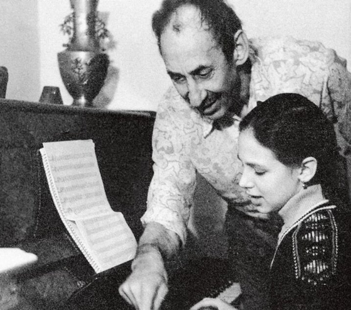 Владимир Басов с дочерью