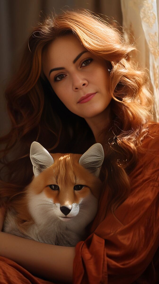 Фото автора в нейросети.