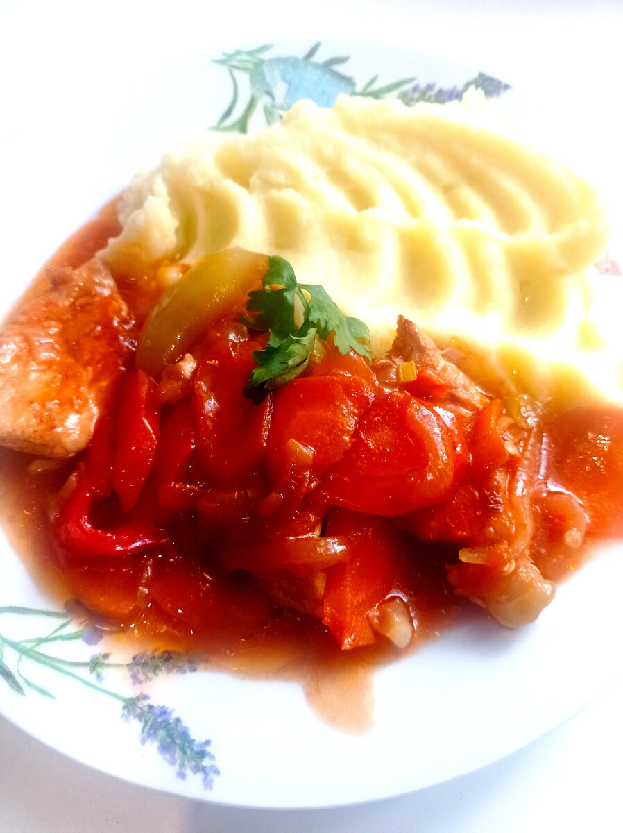 Медальоны с картофельным пюре