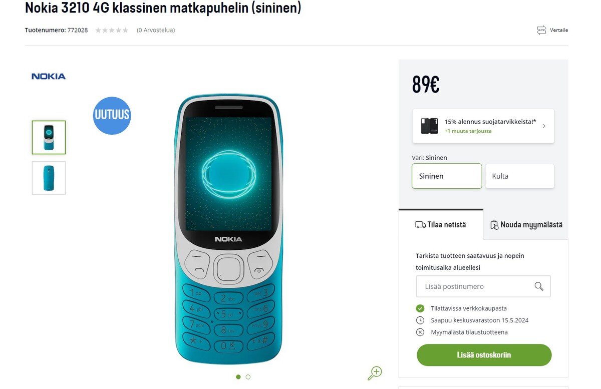 Похоже, классический телефон-кирпич Nokia 3210 получит полное перерождение  | Shazoo | Дзен