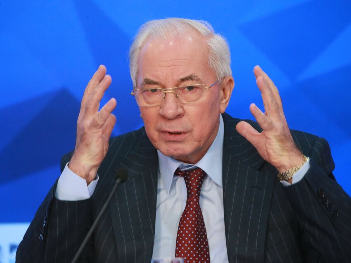    Глава Комитета спасения Украины Николай Азаров на презентации доклада "Мониторинг некоторых аспектов нарушений прав человека в Украине за 2017 год" в пресс-центре МИА "Россия сегодня". 22 ноября 2017© РИА Новости / Александр Натрускин