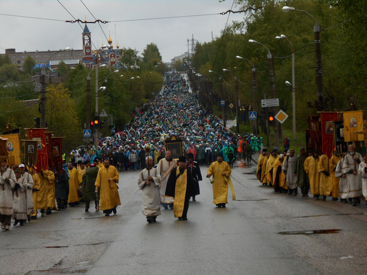 Великорецкий крестный ход, в котором мы познакомились, Кировская область.