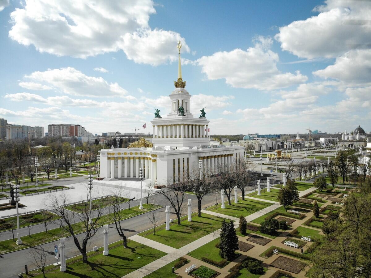    ВДНХ во время режима повышенной готовности из-за коронавируса© Фото : Пресс-служба ВДНХ