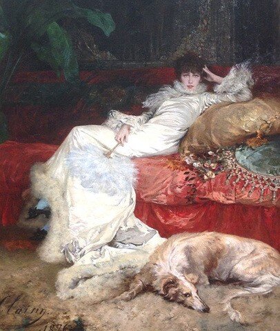 Портрет Сары Бернар. Картина Жоржа Кларина. 1876 год. Фото из открытых источников