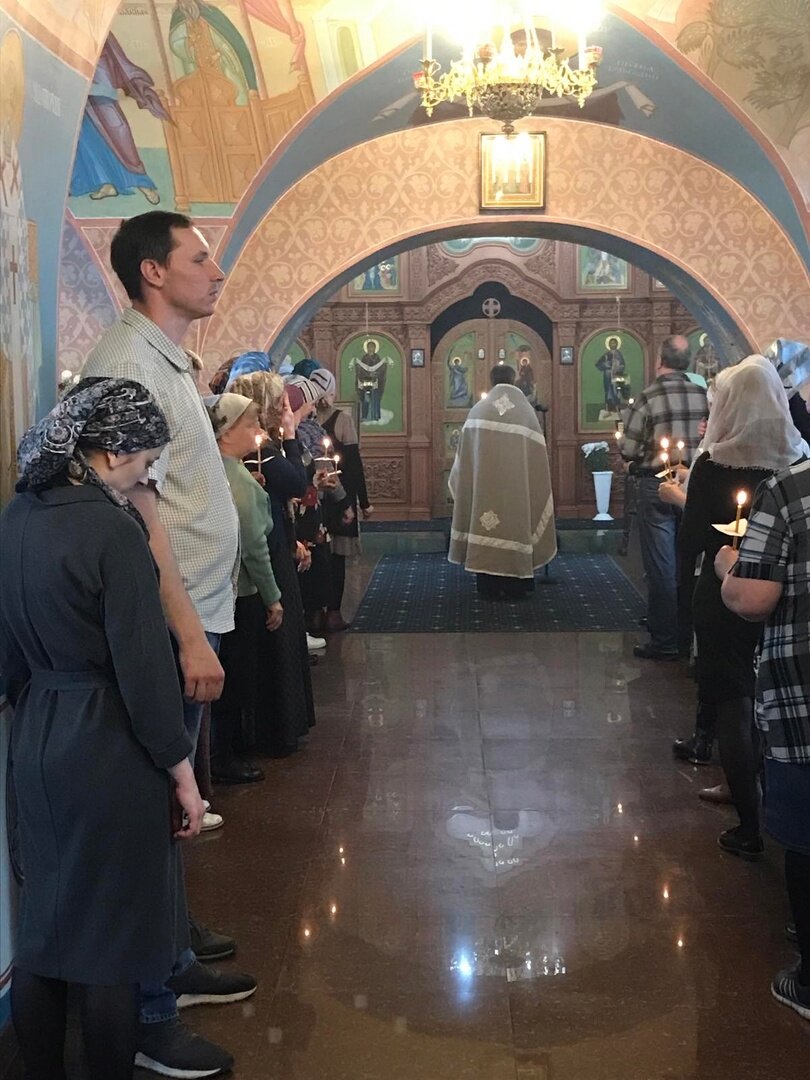 Соборование в Покровском монастыре.