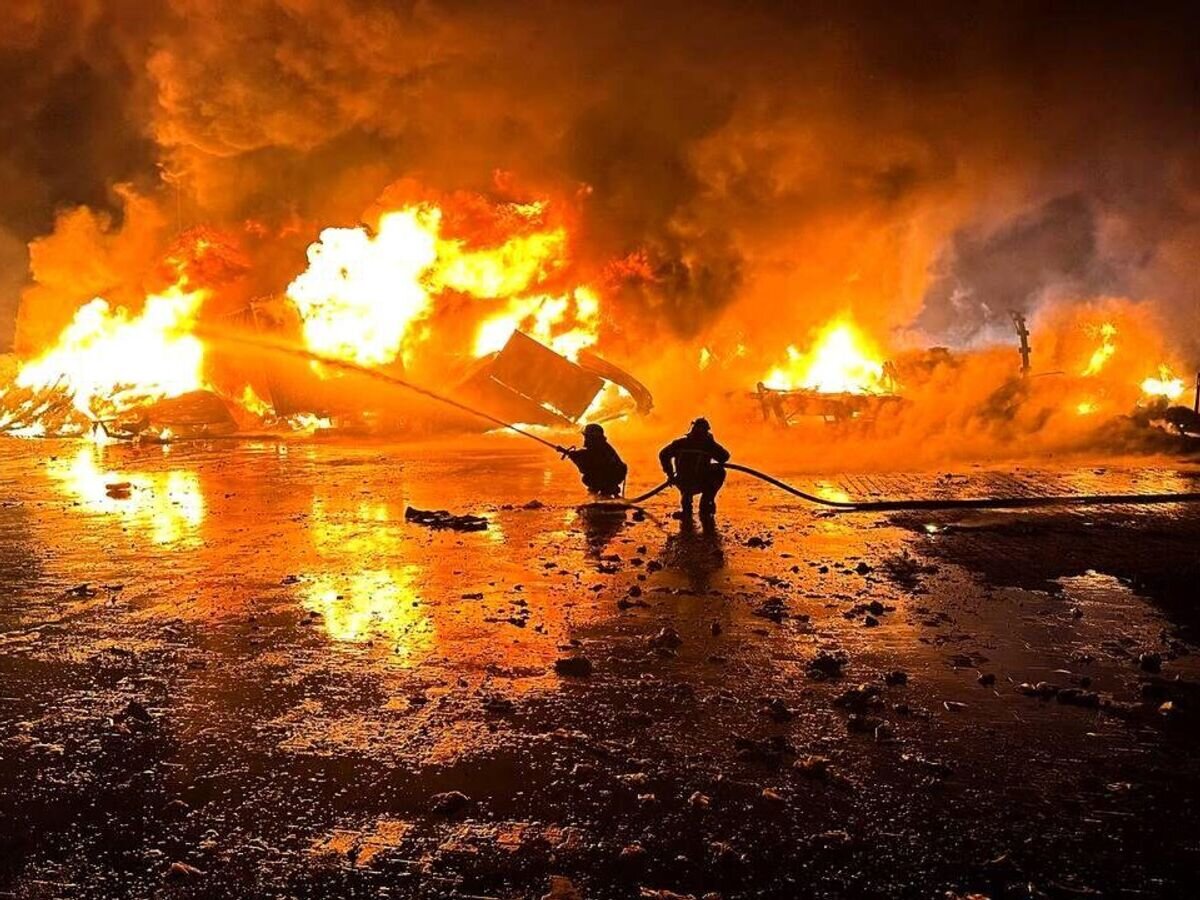    Последствия взрыва в Одесской области© Фото : ГСЧС Украины