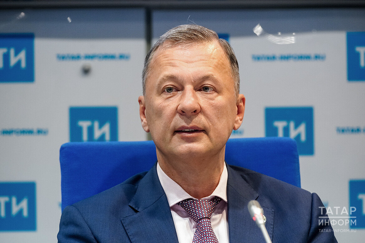 Марат Сафиуллин рассказал о новом проекте «Витрина Имущества Банкротов». Фото: © Салават Камалетдинов / «Татар-информ»