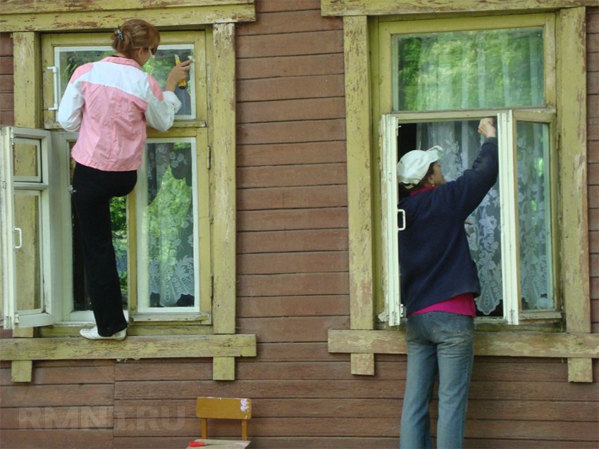 Утепление пространства окна под отливом - Оконный Кулибин