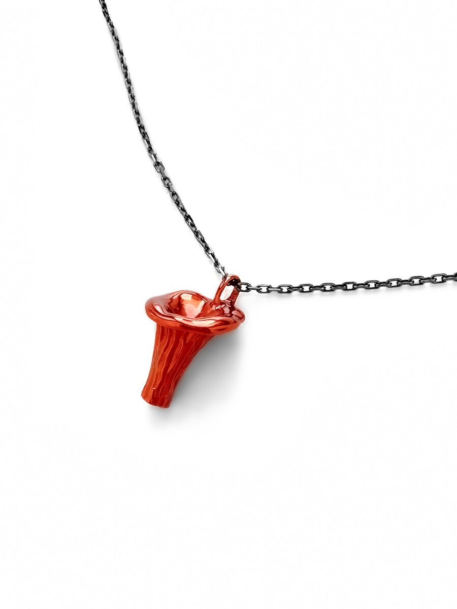 Серебряное колье "Лисичка"