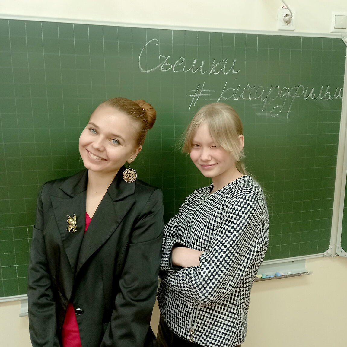 Режиссёр студии #ричардфильм Татьяна Завадская и начинающая актриса Маша Якушечкина