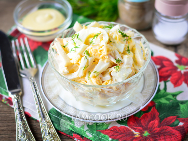 Салат из кальмаров, который просят готовить на любой праздник