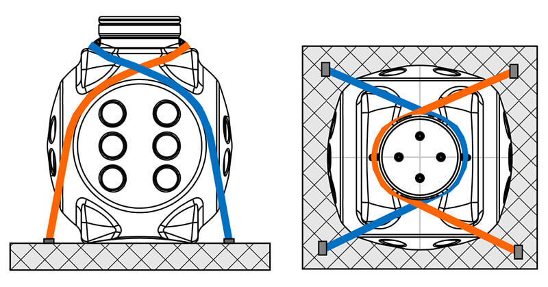 Колодец ККТ 2  (колодец ККТ 2 ссд) - применение в пешеходной и проезжей зонах