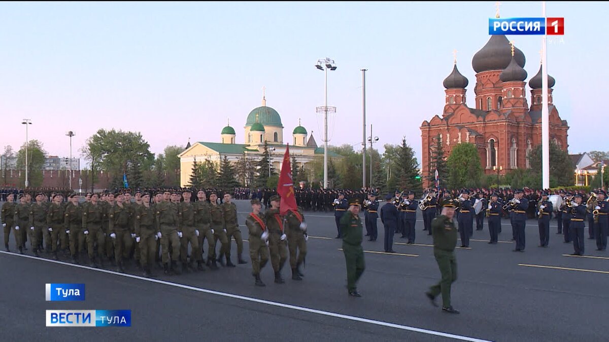 Это честь для меня”: репетиция парада Победы прошла в Туле | Вести Тула |  Дзен