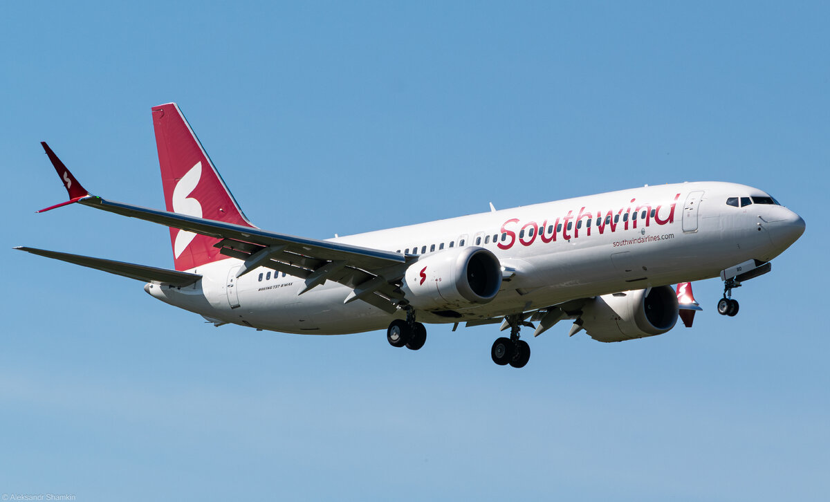Boeing 737-MAX8 Southwind Airlines. Photo by: Aleksandr.S