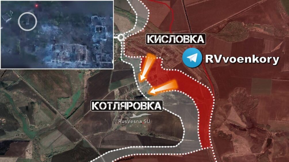    Карта СВО. Тг-канал "Военкоры русской весны".