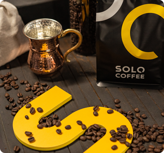 Обжаренные кофейные зерна от SOLO COFFEE